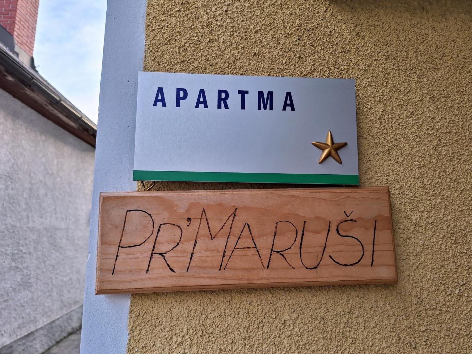 Apartma Pr Maruši Bovec Bagian luar foto
