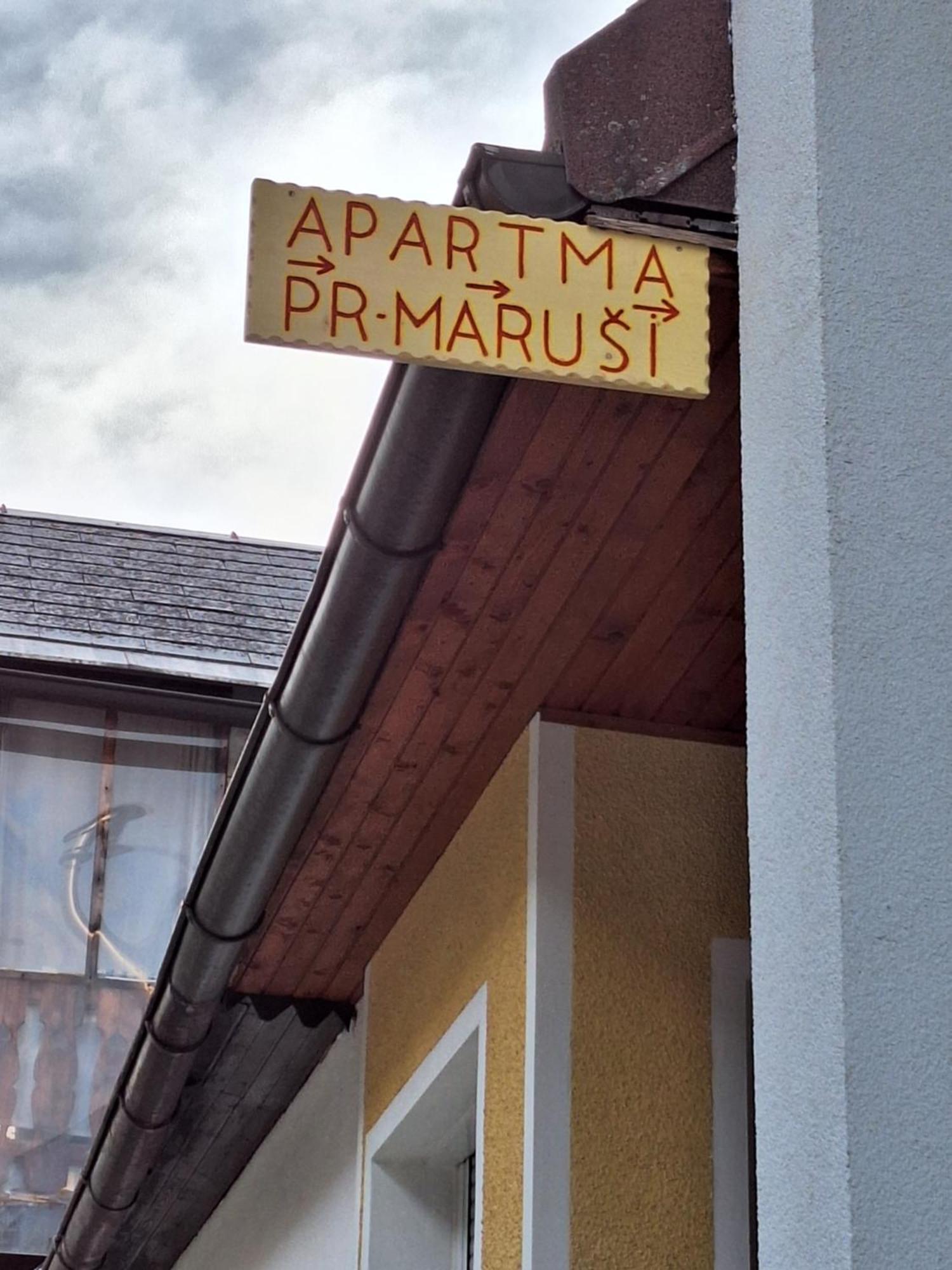 Apartma Pr Maruši Bovec Bagian luar foto